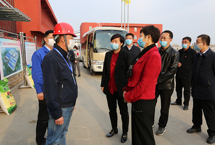 Wang Xiulian, Deputy Mayor of Baotou, and her delegation visited Yuantaifeng for investigation